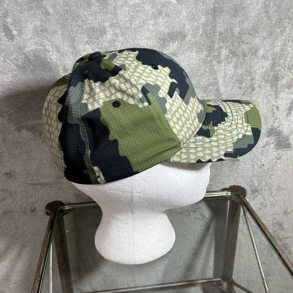 KUIU Youth Kid  OS hunting Flexfit Delta Hat Cap Camo Green fitted rip stop